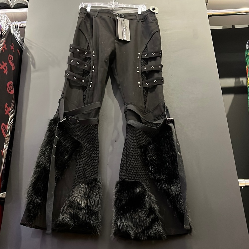Brand New Furry Goth/Punk Pants